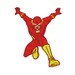 The Flash Embroidery Design, Justice League Embroidery Design, DC Comic Embroidery Design, Super hero Boy Embroidery, 4x4 6x6 Hoop 2 Sizes