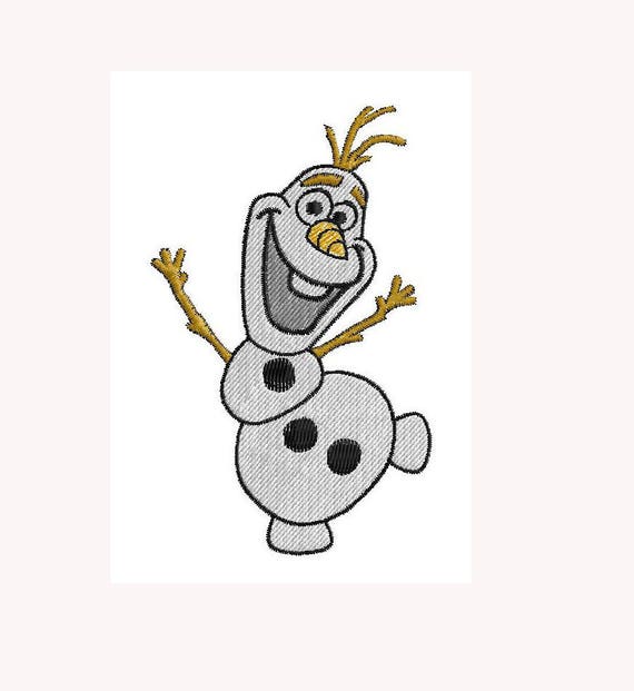 Olaf Bordado Diseno Diseno De Bordado Congelado Disney Etsy