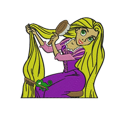 Design De Broderie De Raiponce Tangled Broderie Design Etsy