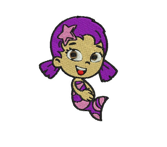 Oona Embroidery Design Bubble Guppies Embroidery Design Baby Etsy