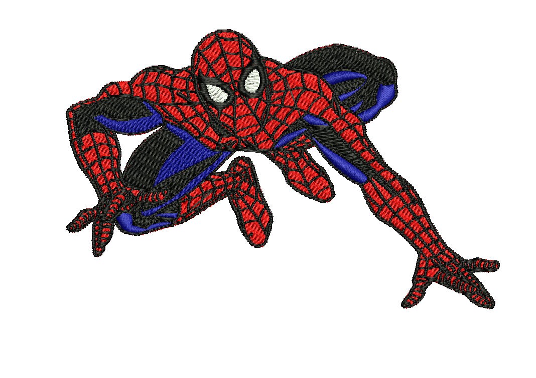 Spiderman Embroidery Design Avengers Embroidery Design Etsy