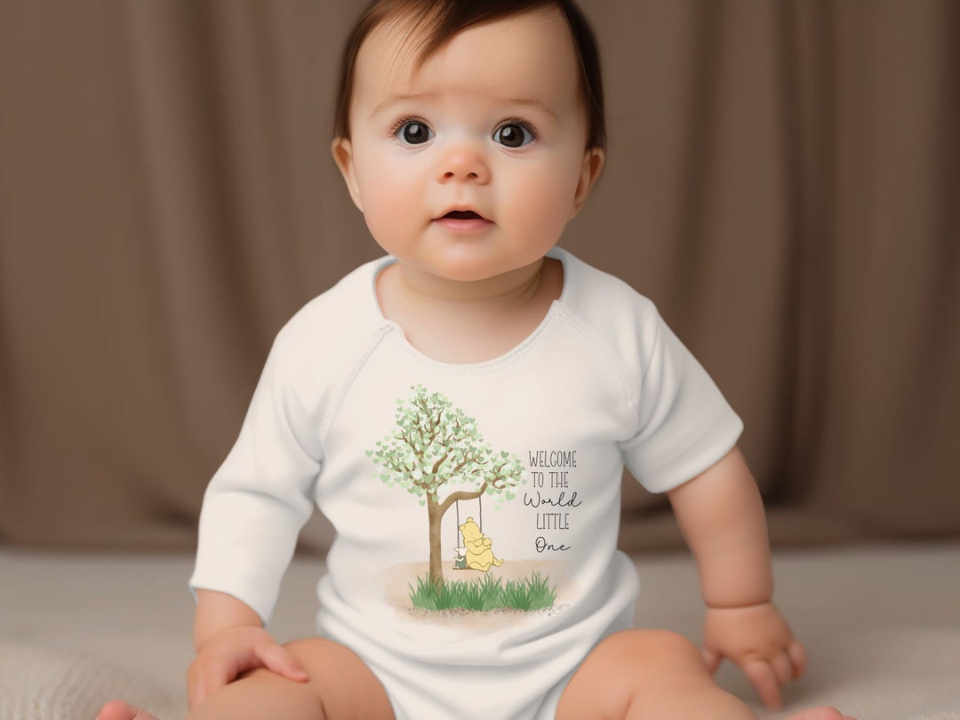 Pooh Bear Baby Onesie Tigger Winnie the Pooh One Hundred Etsy