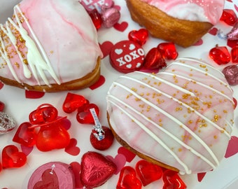 Anti-Valentine's Letter Donuts (12) - Local Pick Up in Toronto Only