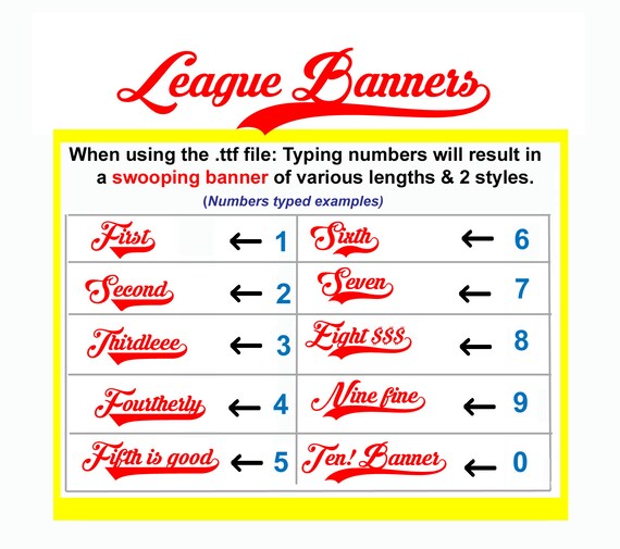 League Font Ttf Svg Dxf Rld Png Jpg Cricut Etsy