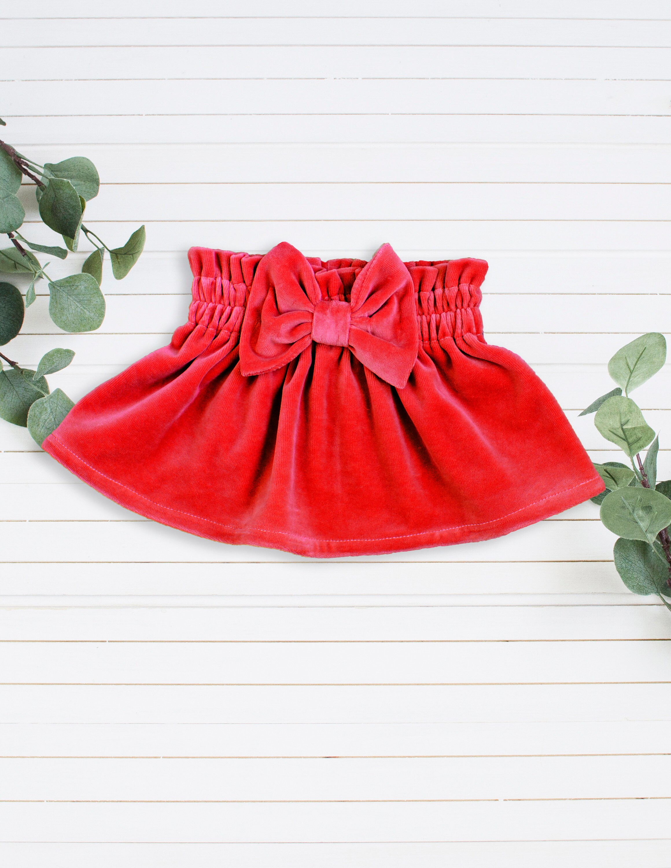 Red Baby Girl Skirt Toddler Girl Skirt Baby Girl Skirt Set Etsy