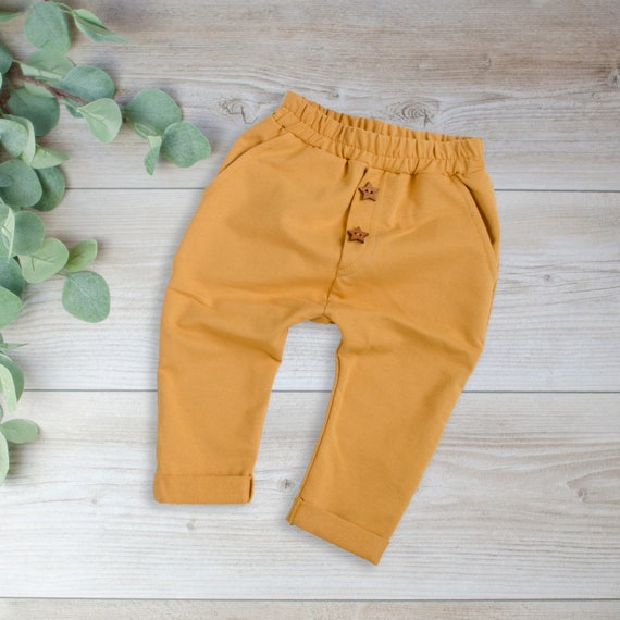 baby boy mustard pants