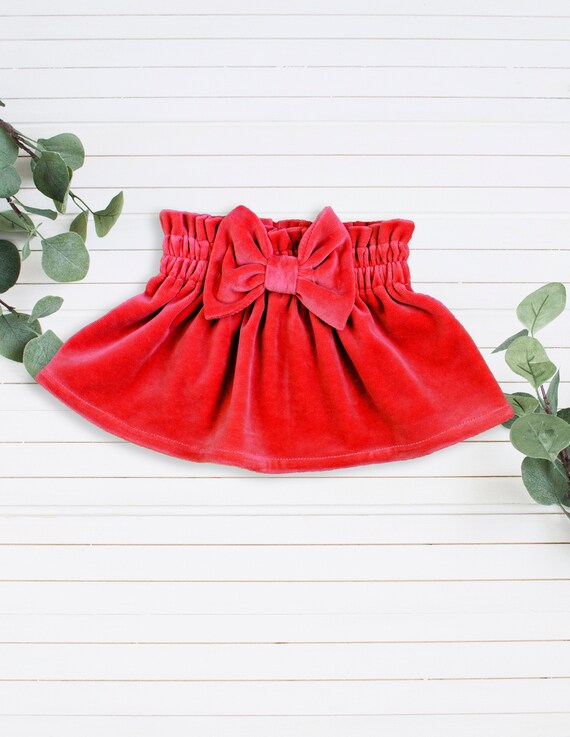 Velvet skirt shop baby