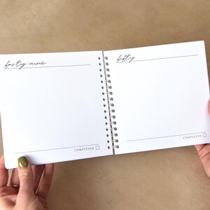 Personalised 50th Birthday gift for him | 50 After 50 Bucket List Book afbeelding 4