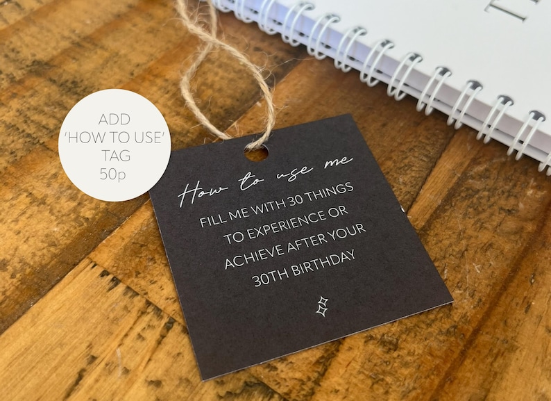 personalised 30th birthday gift idea