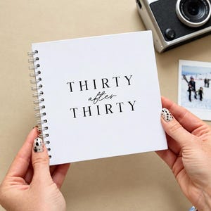 Personalised 30th Birthday Gift Bucket List Book: 30 After 30 Activity Journal