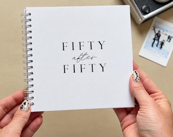 Personalised 50th Birthday Gift Bucket List Book: 50 After 50 Activity Journal