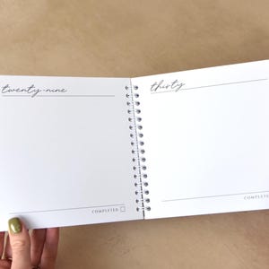 30 After 30 Bucket List Journal; Personalised 30th Birthday Gift Book image 7