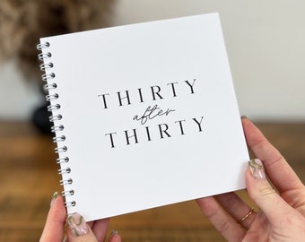 Defective Personalised 30 After 30 Bucket List Book