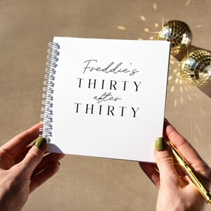 Personalised 30th Birthday Gift Bucket List Book: 30 After 30 Activity Journal image 15