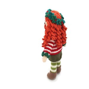 Holly The Elf Crochet Amigurumi Pattern Smiley Crochet Things PDF Download Written Instruction and Photo Tutorial 28cm 11in doll image 5