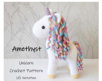 Cabeza De Unicornio A Crochet Paso A Paso Ganchillo MuÃ±ecos - Main Image