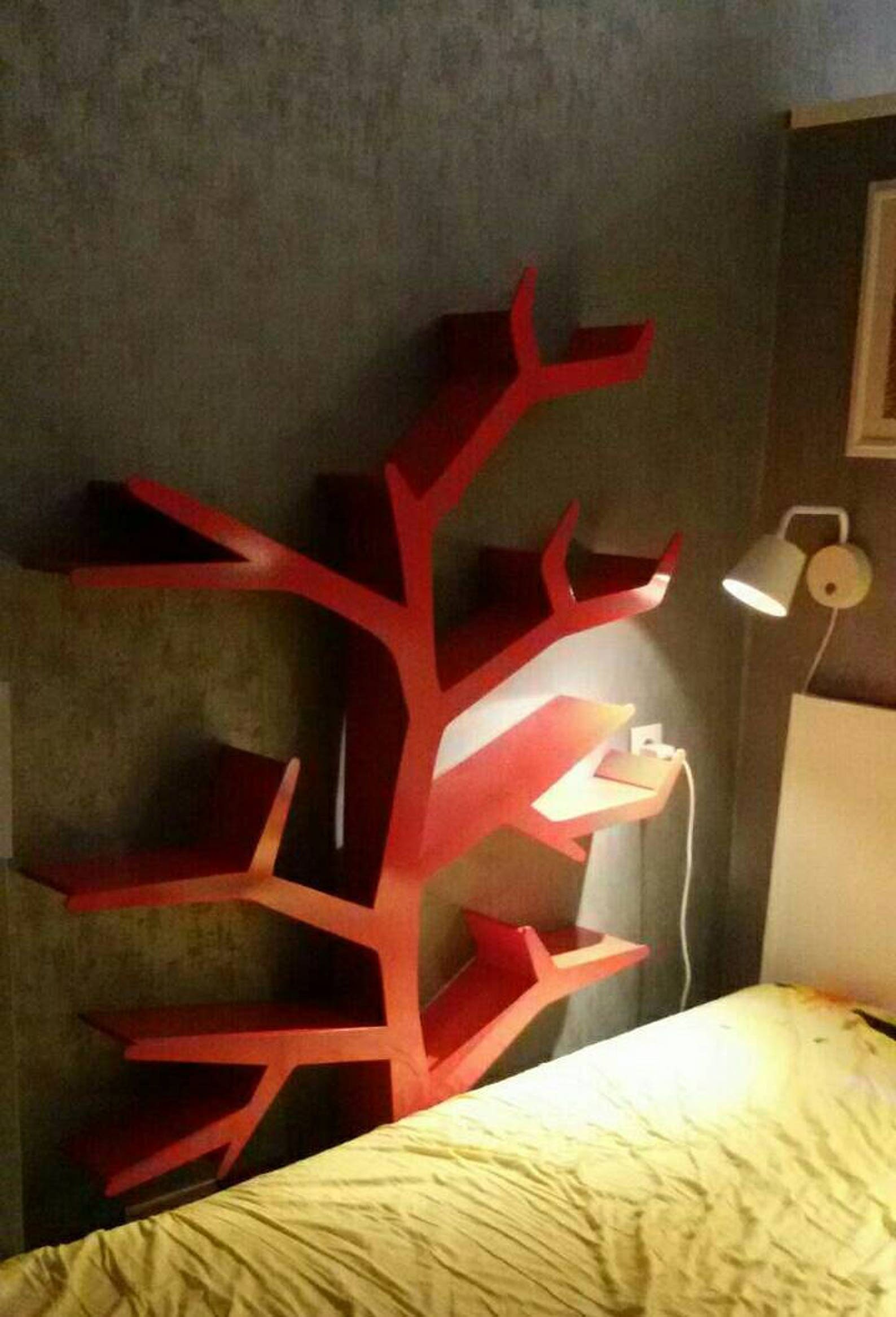 Tree Bookshelf Rustic Bookshelf Tree Shelf Nursery Etsy