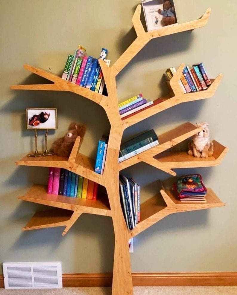 Tree Bookshelf Interior Cheap mail order shopping Super-cheap Furniture p Eco Toy shelf