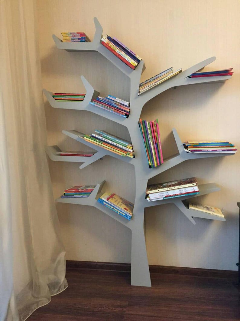 Shelf tree book interior tree bookshelf Etsy
