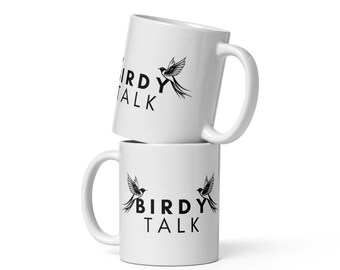 Birdy Talk Mug - Bird Lover Gift