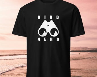Bird Nerd Binoculars T-Shirt, Bird Lover Gift