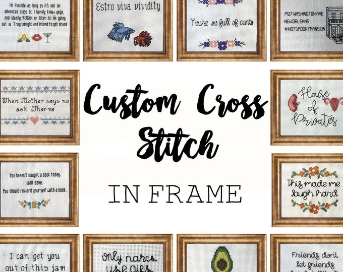 Custom Cross Stitch Pattern Design, Custom Cross Stitch Design, Custom