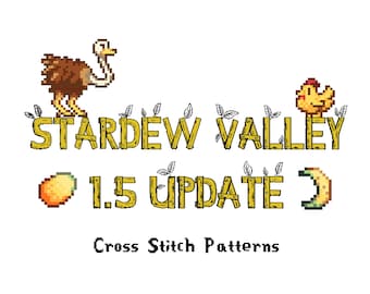 Stardew Valley 1.5 Update || Cross stitch needlepoint patterns