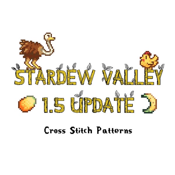 Stardew Valley 1.5 Update || Cross stitch needlepoint patterns