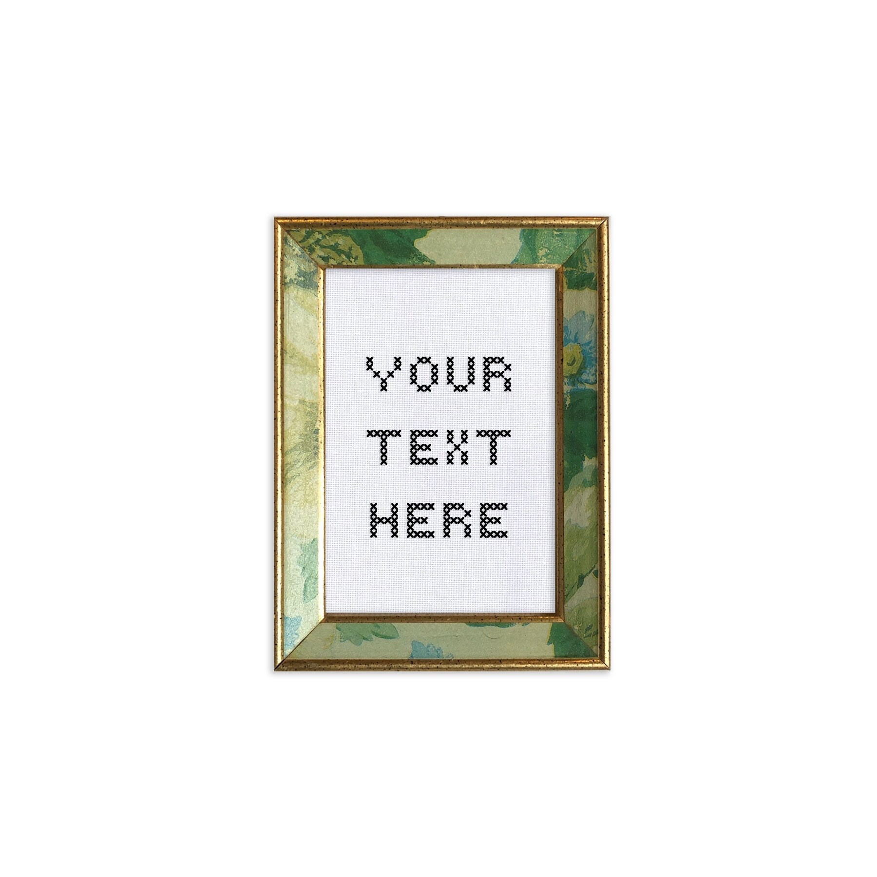 Anything You Can Do I Can Do Bleeding Subversive Finished Framed Cross Stitch