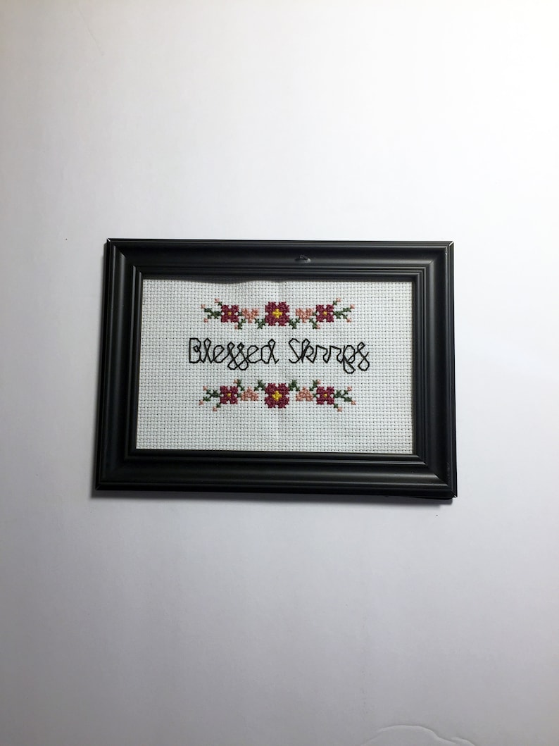 Custom Cross Stitch Great gift for any occasion Birthdays, Christmas, anniversaries, graduation, etc. image 4