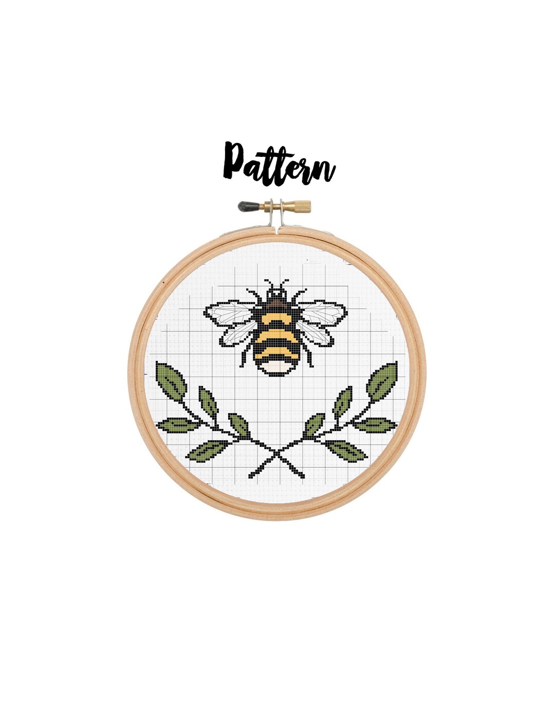 Busy Bee || Cross Stitch Needlepoint Pattern - Etsy