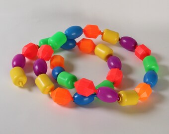 vintage fisher price snap lock beads