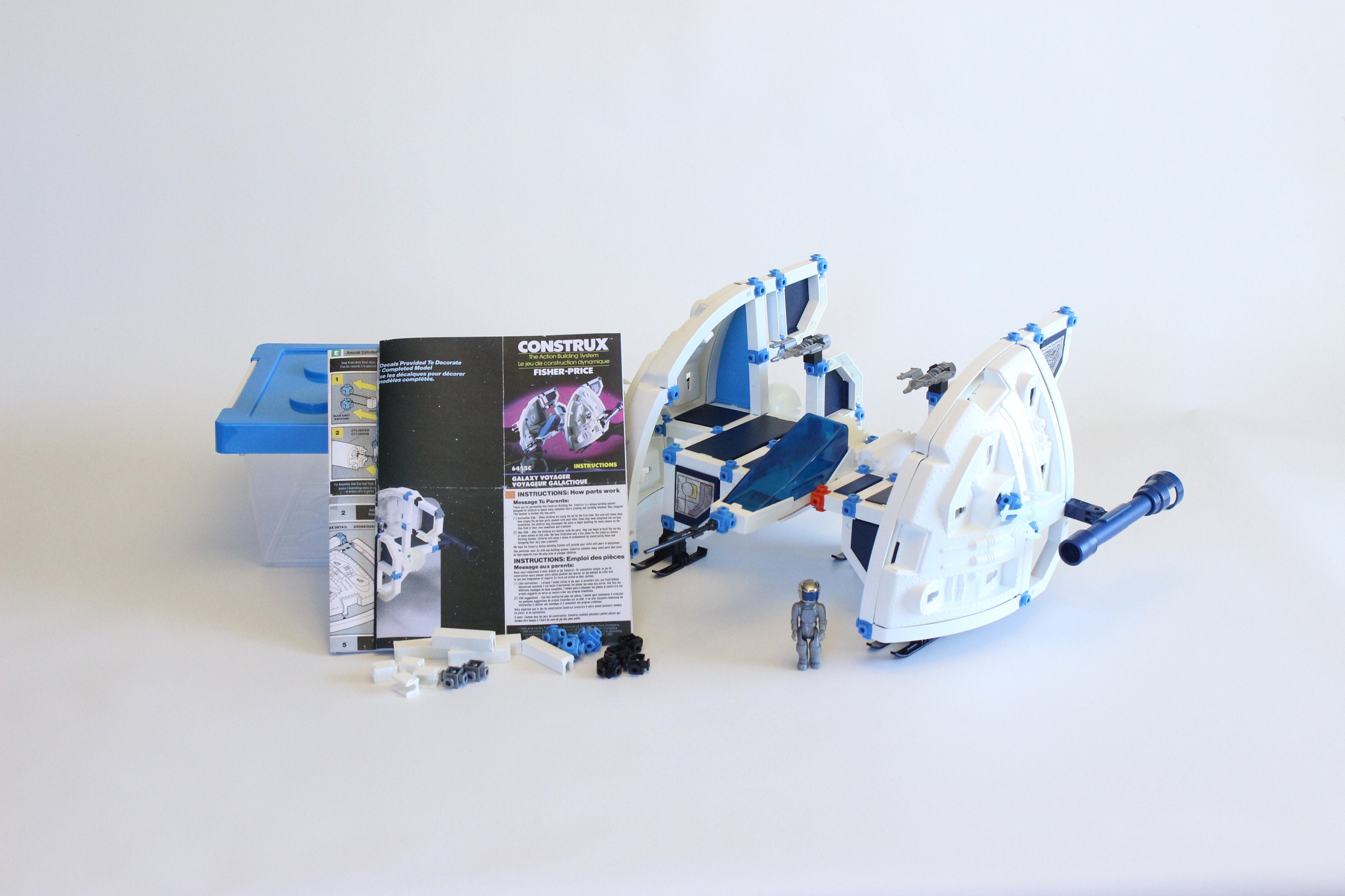 Beautiful! Vintage Fisher Price CONSTRUX Playset, #6455 Galaxy