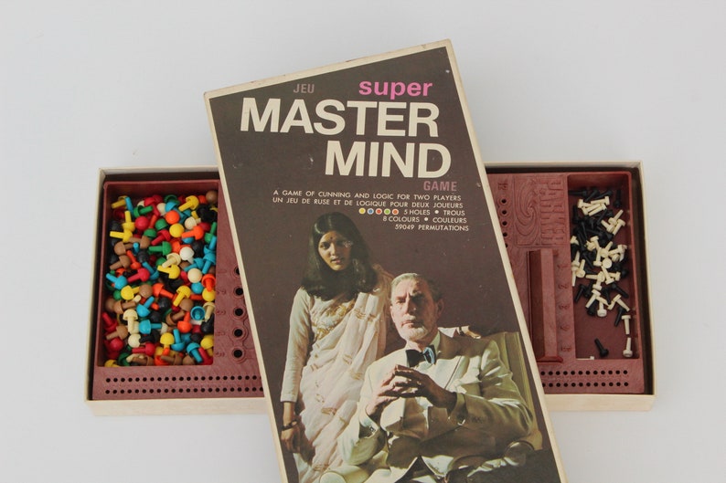 Complete! SUPER Master Mind Game, Vintage Board Game, Parker Brothers ...