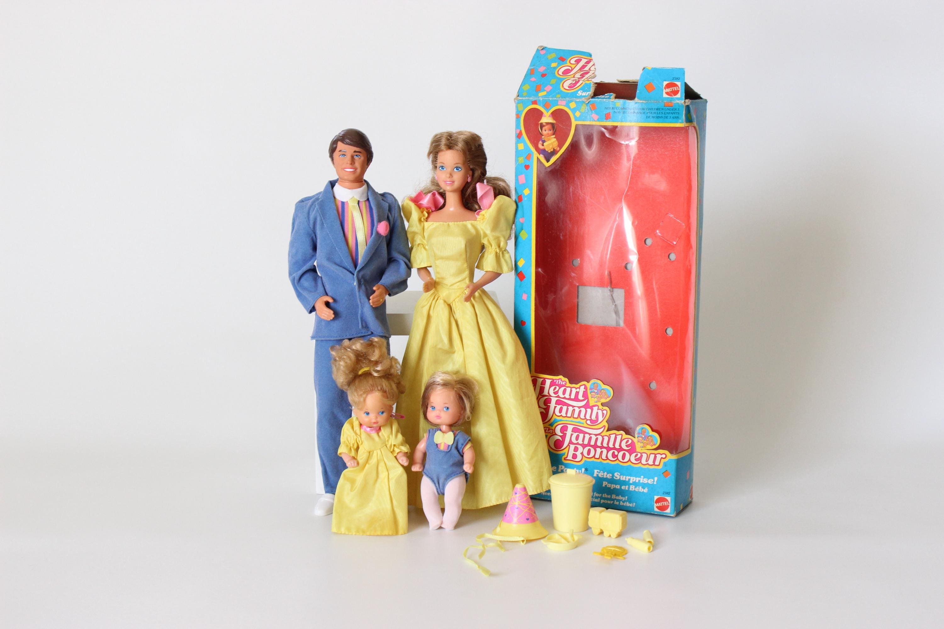 Poupées Bébés Barbie Famille Douceur Années 80 - Vintage Mattel - Occasion Collector