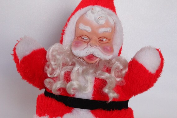 vintage stuffed santa claus