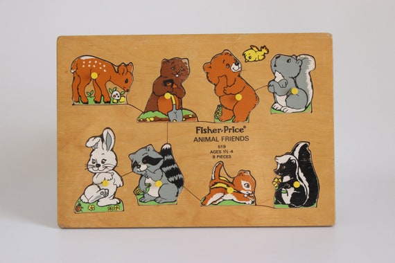 Puzzle en bois animaux - Fisher price