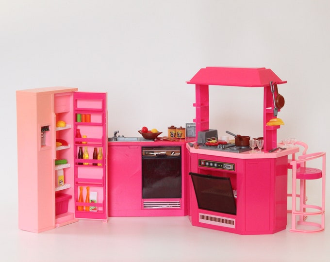 Vintage Barbie KITCHEN Playset, Mattel Toys, 1986 Etsy