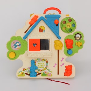 BEAUTIFUL! Vintage Fisher Price #1100 MUSICAL Activity Center, 1985-1989, Vintage FP Toy, Assembled in Mexico