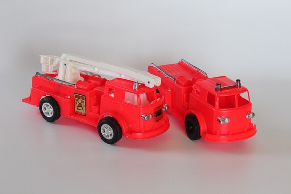 vintage toy fire trucks