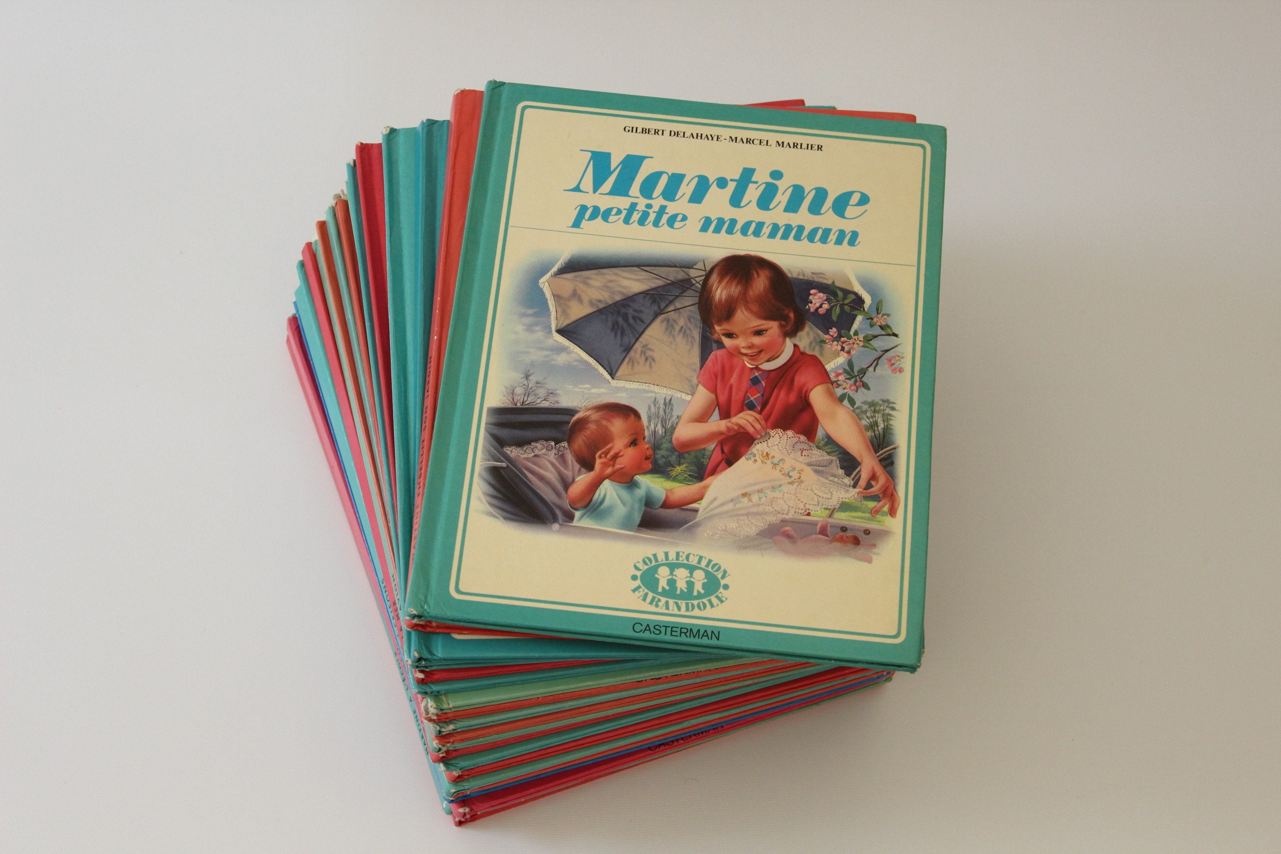 Beautiful MARTINE, Vintage FRENCH Books, Collection Farandole Casterman,  Marcel Marlier & Gilbert Delahaye, 1974-1980 