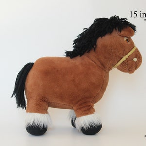 Adorable CHEVAL P'tits BOUTS de CHOUX Jouet Vintage Coleco, 1984, Fabriqué en Corée image 2