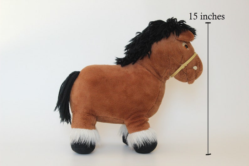 Adorable CHEVAL P'tits BOUTS de CHOUX Jouet Vintage Coleco, 1984, Fabriqué en Corée image 2