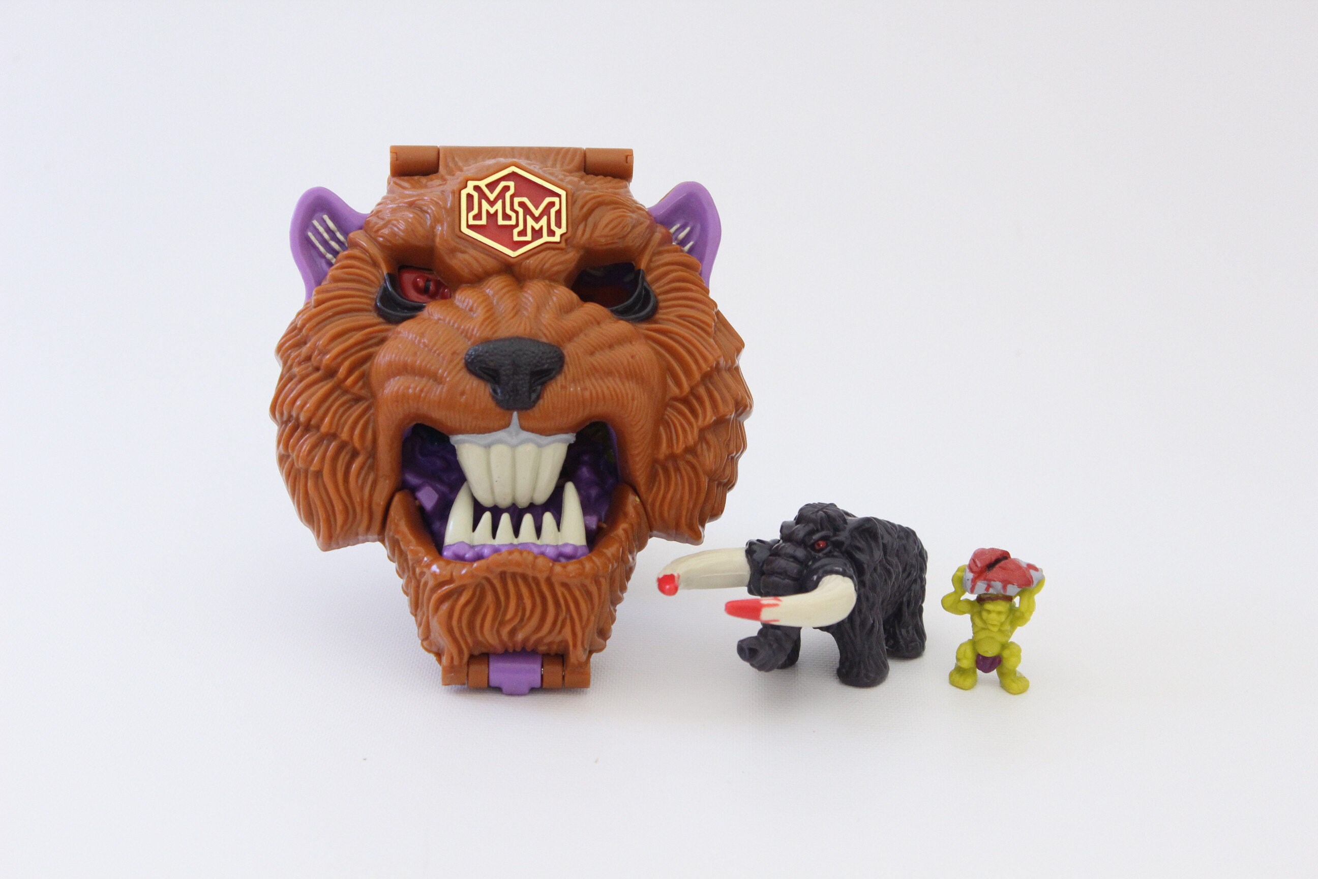 NOT Complete - Vintage MIGHTY MAX Battle Cat, Grapples With Battle