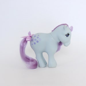 Beautiful Blue BELLE! Vintage "My Little Pony" G1, "Collector Ponies", 1982, Made in Hong Kong