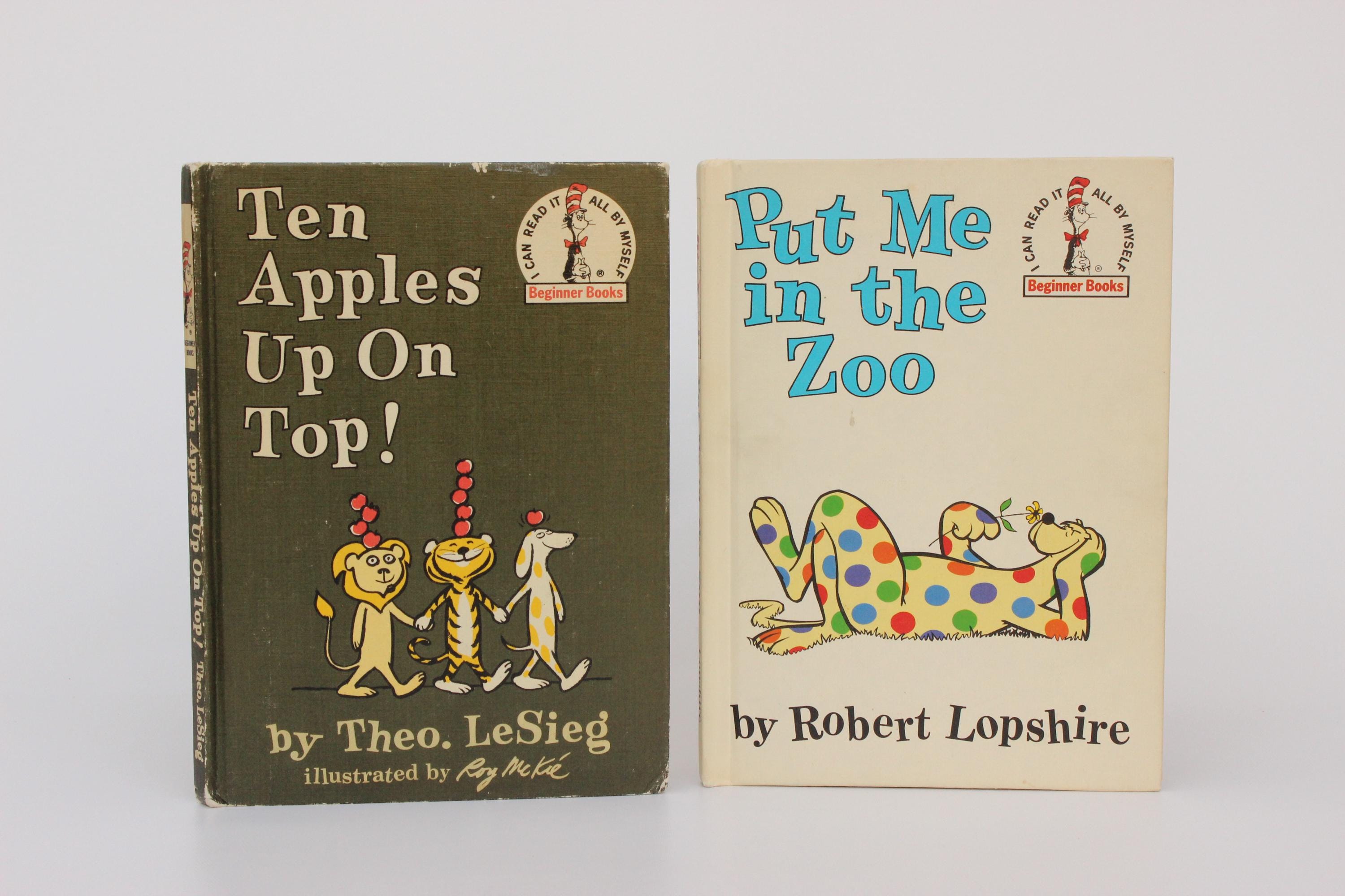 Dr. Seuss 1960-1963 - Set of 10 Vintage ENGLISH Books, Beginner