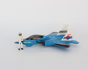 Turbo Hawk Jet Fisher Price Adventure People Toy With Pilot 1982