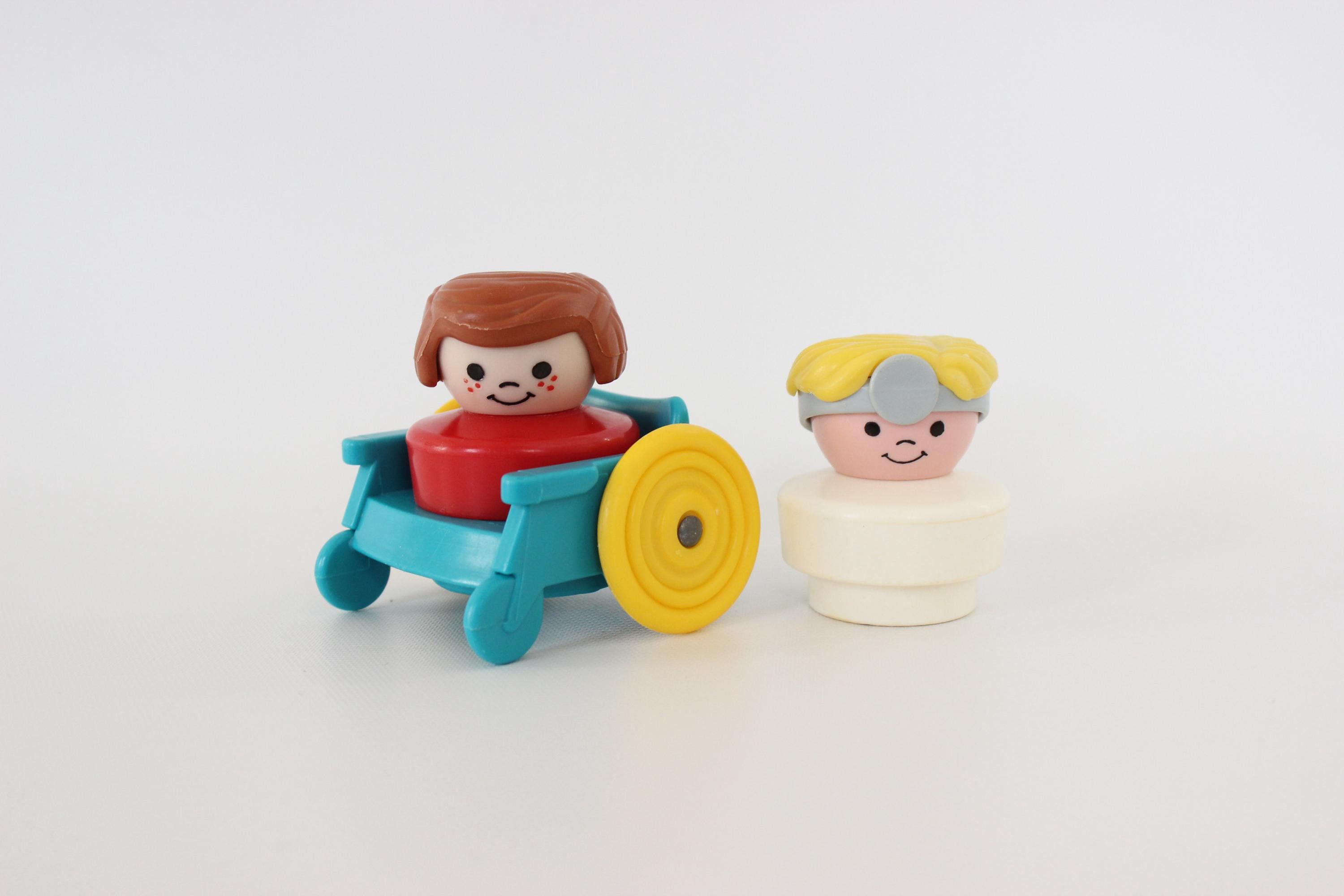 Vintage Fisher Price CHUNKY Little People, Set of 2 Figures