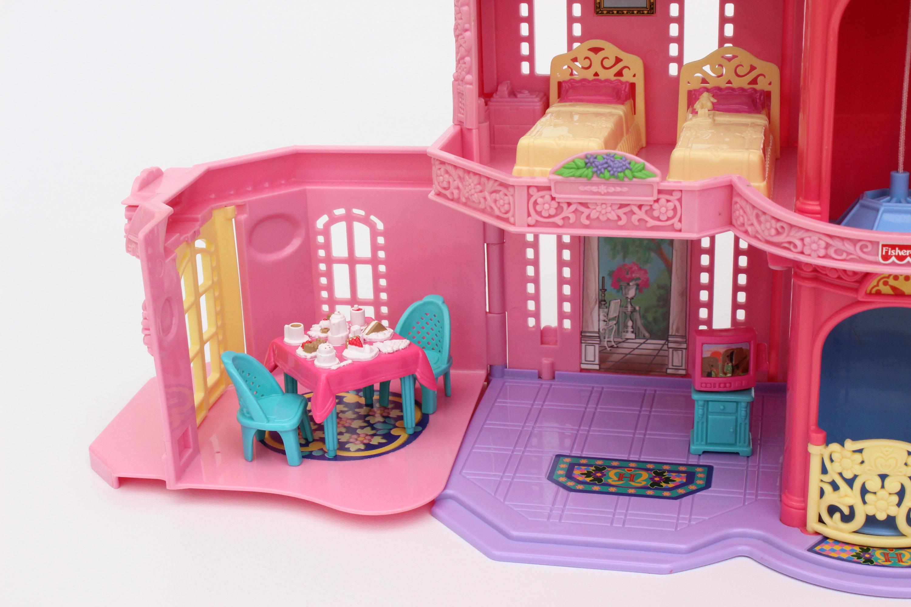 Near Complete - Vintage Fisher Price Sweet Streets HOTEL, Loving 