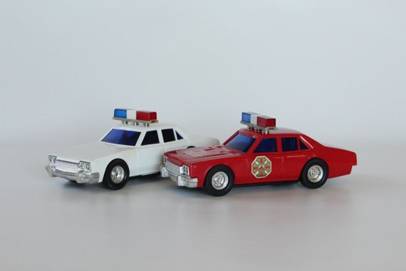 vintage toy police cars